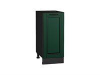 Шкаф нижний с 1-ой дверцей Дублин Graphite, Special Green, 350 В*Ш*Г 816*350*478, фасад МДФ  Special Green, корпус  Graphite ms2510VVT_73399