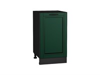 Шкаф нижний с 1-ой дверцей Дублин Graphite, Special Green, 450 В*Ш*Г 816*450*478, фасад МДФ  Special Green, корпус  Graphite ms2510VVT_73401