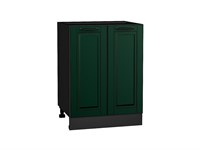 Шкаф нижний с 2-мя дверцами Дублин Graphite, Special Green, 600 В*Ш*Г 816*600*478, фасад МДФ  Special Green, корпус  Graphite ms2510VVT_73533