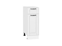 Шкаф нижний с 1-ой дверцей и ящиком Дублин Белый, Special White, 300 В*Ш*Г 816*300*478, фасад МДФ  Special White, корпус  Белый ms2510VVT_73467