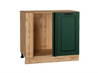 Шкаф нижний угловой Дублин Дуб Вотан, Special Green В*Ш*Г 816*890*478, фасад МДФ  Special Green, корпус  Дуб Вотан ms2510VVT_73690