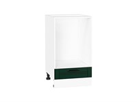 Шкаф нижний под духовку Дублин Белый, Special Green, 450 В*Ш*Г 816*450*474, фасад МДФ  Special Green, корпус  Белый ms2510VVT_73334