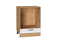 Шкаф нижний под духовку Дублин Дуб Вотан, Special White, 600 В*Ш*Г 816*600*474, фасад МДФ  Special White, корпус  Дуб Вотан ms2510VVT_73337