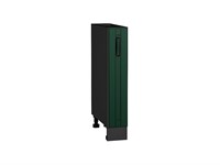 Шкаф нижний бутылочница Дублин Graphite, Special Green, 150 В*Ш*Г 816*150*478, фасад МДФ  Special Green, корпус  Graphite ms2510VVT_73311