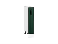 Шкаф нижний бутылочница Дублин Белый, Special Green, 150 В*Ш*Г 816*150*478, фасад МДФ  Special Green, корпус  Белый ms2510VVT_73303