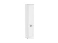 Шкаф пенал с 2-мя дверцами Дублин Белый, Special White, 2140, 400 В*Ш*Г 2132*400*574, фасад МДФ  Special White, корпус  Белый ms2510VVT_73722
