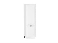 Шкаф пенал с 2-мя дверцами Дублин Белый, Special White, 2140, 600 В*Ш*Г 2132*600*574, фасад МДФ  Special White, корпус  Белый ms2510VVT_73723