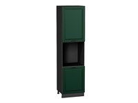 Шкаф пенал с 2-мя дверцами под технику Дублин Graphite, Special Green, 2340 В*Ш*Г 2336*600*574, фасад МДФ  Special Green, корпус  Graphite ms2510VVT_73809