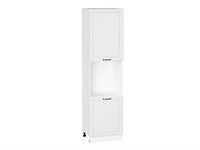 Шкаф пенал с 2-мя дверцами под технику Дублин Белый, Special White, 2340 В*Ш*Г 2336*600*574, фасад МДФ  Special White, корпус  Белый ms2510VVT_73784