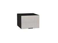 Шкаф верхний горизонтальный глубокий Евро Лайн Graphite, Агат, 500 В*Ш*Г 358*500*574, фасад МДФ  Агат, корпус  Graphite ms2510VVT_58913