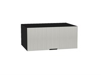 Шкаф верхний горизонтальный глубокий Евро Лайн Graphite, Агат, 800 В*Ш*Г 358*800*574, фасад МДФ  Агат, корпус  Graphite ms2510VVT_58911