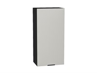 Шкаф верхний с 1-ой дверцей Евро Graphite, Агат, 920, 450 В*Ш*Г 920*450*318, фасад МДФ  Агат, корпус  Graphite ms2510VVT_59300