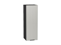 Шкаф верхний с 1-ой дверцей Евро Лайн Graphite, Агат, 920, 300 В*Ш*Г 920*300*318, фасад МДФ  Агат, корпус  Graphite ms2510VVT_59339