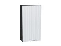 Шкаф верхний с 1-ой дверцей Евро Лайн Graphite, Белый, 920, 500 В*Ш*Г 920*500*318, фасад МДФ  Белый, корпус  Graphite ms2510VVT_59322