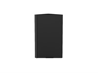 Шкаф верхний торцевой Евро Graphite, Антрацит, 720 В*Ш*Г 716*300*304, фасад МДФ  Антрацит, корпус  Graphite ms2510VVT_59143