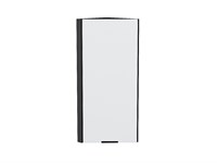 Шкаф верхний торцевой Евро Graphite, Белый, 920 В*Ш*Г 920*300*304, фасад МДФ  Белый, корпус  Graphite ms2510VVT_59024
