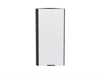 Шкаф верхний торцевой Евро Лайн Graphite, Белый, 920 В*Ш*Г 920*300*304, фасад МДФ  Белый, корпус  Graphite ms2510VVT_59391