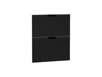 Комплект фасадов Евро Лайн для каркаса Ф-42 Н602/ШП602 Антрацит В*Ш*Г 709*598*16, фасад МДФ  Антрацит ms2510VVT_078-7867 (58667)