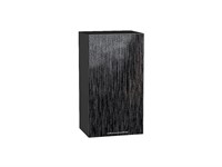 Шкаф верхний с 1-ой дверцей Валерия-М Graphite, Черный металлик дождь, 720, 400 В*Ш*Г 716*400*318, фасад МДФ  Черный металлик дождь, корпус  Graphite ms2510VVT_37749