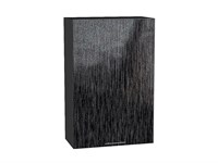 Шкаф верхний с 1-ой дверцей Валерия-М Graphite, Черный металлик дождь, 920, 600 В*Ш*Г 920*600*318, фасад МДФ  Черный металлик дождь, корпус  Graphite ms2510VVT_41128