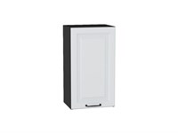 Шкаф верхний с 1-ой дверцей Ницца Graphite, Blanco, 720, 400 В*Ш*Г 716*400*318, фасад МДФ  Blanco, корпус  Graphite ms2510VVT_44060