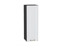 Шкаф верхний с 1-ой дверцей Ницца Graphite, Белый, 920, 300 В*Ш*Г 920*300*318, фасад МДФ  Белый, корпус  Graphite ms2510VVT_54595