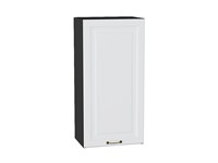 Шкаф верхний с 1-ой дверцей Ницца Graphite, Белый, 920, 450 В*Ш*Г 920*450*318, фасад МДФ  Белый, корпус  Graphite ms2510VVT_54597