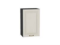 Шкаф верхний с 1-ой дверцей Ницца Graphite, Дуб крем, 720, 450 В*Ш*Г 716*450*318, фасад МДФ  Дуб крем, корпус  Graphite ms2510VVT_44075