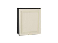 Шкаф верхний с 1-ой дверцей Ницца Graphite, Дуб крем, 720, 600 В*Ш*Г 716*600*318, фасад МДФ  Дуб крем, корпус  Graphite ms2510VVT_44101