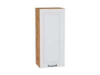 Шкаф верхний с 1-ой дверцей Ницца Дуб Вотан, Blanco, 920, 400 В*Ш*Г 920*400*318, фасад МДФ  Blanco, корпус  Дуб Вотан ms2510VVT_64169