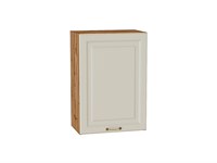 Шкаф верхний с 1-ой дверцей Ницца Дуб Вотан, Агат, 720, 500 В*Ш*Г 716*500*318, фасад МДФ  Агат, корпус  Дуб Вотан ms2510VVT_64175