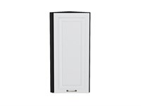 Шкаф верхний торцевой Ницца Graphite, Белый, 920 В*Ш*Г 920*300*304, фасад МДФ  Белый, корпус  Graphite ms2510VVT_54776