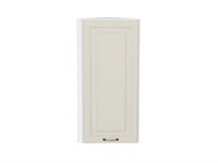 Шкаф верхний торцевой Ницца Белый, Агат, 920 В*Ш*Г 920*300*304, фасад МДФ  Агат, корпус  Белый ms2510VVT_54778