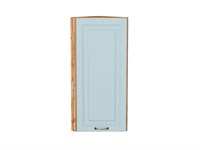 Шкаф верхний торцевой Ницца Дуб Вотан, Голубой, 920 В*Ш*Г 920*300*304, фасад МДФ  Голубой, корпус  Дуб Вотан ms2510VVT_62318