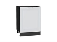 Шкаф нижний с 1-ой дверцей Ницца Graphite, Blanco, 600 В*Ш*Г 816*600*478, фасад МДФ  Blanco, корпус  Graphite ms2510VVT_44554