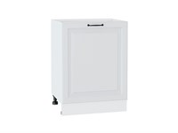 Шкаф нижний с 1-ой дверцей Ницца Белый, Blanco, 600 В*Ш*Г 816*600*478, фасад МДФ  Blanco, корпус  Белый ms2510VVT_33726