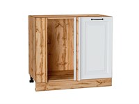 Шкаф нижний угловой Ницца Дуб Вотан, Blanco В*Ш*Г 816*890*478, фасад МДФ  Blanco, корпус  Дуб Вотан ms2510VVT_64542