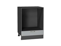 Шкаф нижний под духовку Ницца Graphite, Графит, 600 В*Ш*Г 816*600*474, фасад МДФ  Графит, корпус  Graphite ms2510VVT_54844