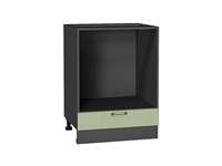 Шкаф нижний под духовку Ницца Graphite, Дуб оливковый, 600 В*Ш*Г 816*600*474, фасад МДФ  Дуб оливковый, корпус  Graphite ms2510VVT_44837