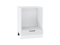 Шкаф нижний под духовку Ницца Белый, Blanco, 600 В*Ш*Г 816*600*474, фасад МДФ  Blanco, корпус  Белый ms2510VVT_33747