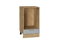 Шкаф нижний под духовку Ницца Дуб Вотан, Графит, 450 В*Ш*Г 816*450*474, фасад МДФ  Графит, корпус  Дуб Вотан ms2510VVT_67200