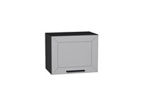 Шкаф верхний горизонтальный Глетчер Graphite, Гейнсборо Силк, 450 В*Ш*Г 358*450*318, фасад МДФ  Гейнсборо Силк, корпус  Graphite ms2510VVT_74180