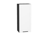 Шкаф верхний с 1-ой дверцей Глетчер Graphite, Айленд Силк, 920, 400 В*Ш*Г 920*400*318, фасад МДФ  Айленд Силк, корпус  Graphite ms2510VVT_55915