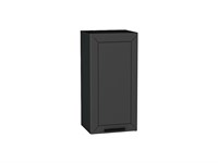 Шкаф верхний с 1-ой дверцей Глетчер Graphite, Маренго Силк, 720, 350 В*Ш*Г 716*350*318, фасад МДФ  Маренго Силк, корпус  Graphite ms2510VVT_65358