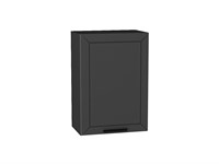 Шкаф верхний с 1-ой дверцей Глетчер Graphite, Маренго Силк, 720, 500 В*Ш*Г 716*500*318, фасад МДФ  Маренго Силк, корпус  Graphite ms2510VVT_43513