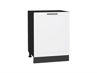Шкаф нижний с 1-ой дверцей Глетчер Graphite, Айленд Силк, 600 В*Ш*Г 816*600*478, фасад МДФ  Айленд Силк, корпус  Graphite ms2510VVT_55974
