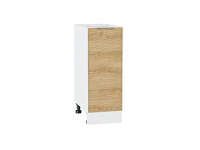 Шкаф нижний с 1-ой дверцей Терра W В*Ш*Г 816*300*478, фасад МДФ  Ель Карпатская, корпус  Белый ms2510VVT_68194
