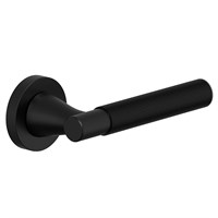 Ручка на круглой розетке System Proton-L HA190LRO12 AL6 МатЧерный sp2510BR_046-0477