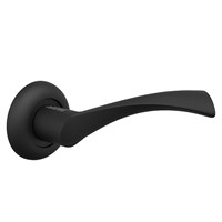 Ручка на круглой розетке Bravo A-423 SB МатЧерный (алюм., 8*100 мм, пром.) sp2510BR_046-0486