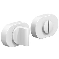 Фиксатор на овальной розетке System R016W6 AL7 МатБелый sp2510BR_048-0057